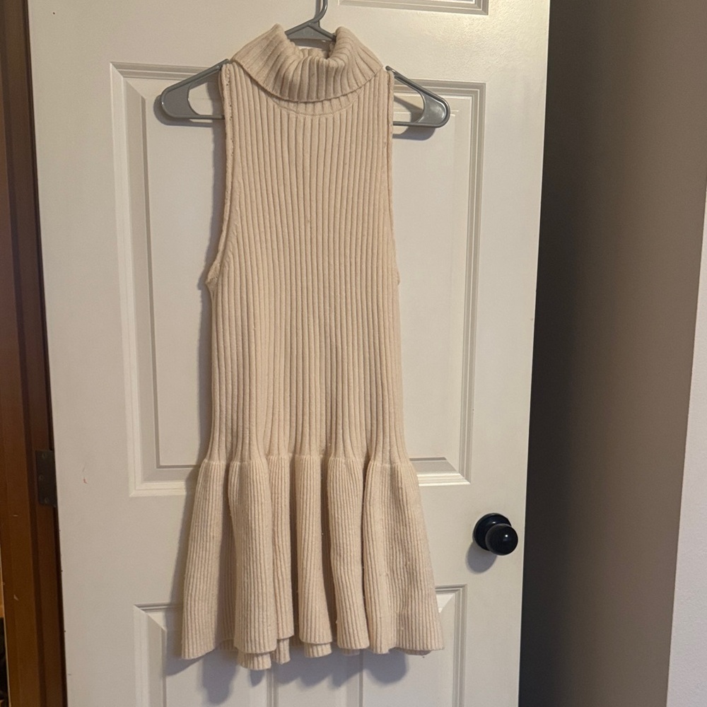 Sleeveless Ribbed Knit Dress free people women
